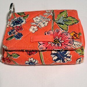 Vera Bradley Small orange paisley design wallet